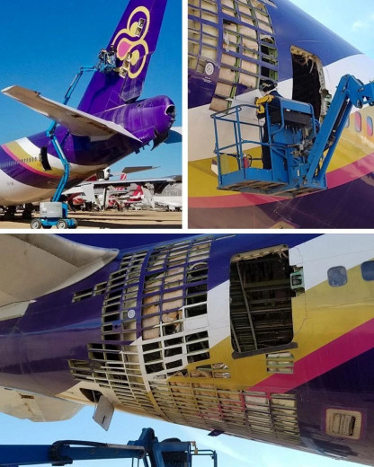 Boeing Thai Airways 747 Tail #HS-TGM