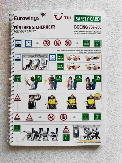 Safety Card Block 80 S. X3 / EW