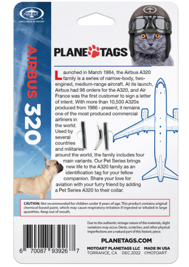 PlaneTag Mini US Air A320