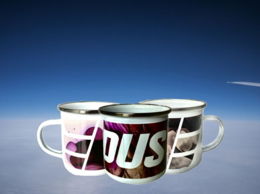 Personalized enamel cup