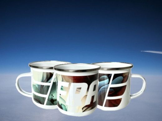 Personalized enamel cup
