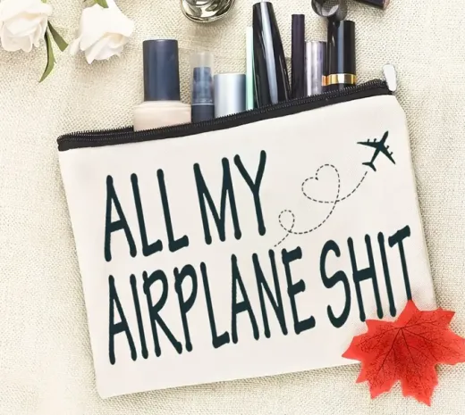 Canvas toiletry bag all my