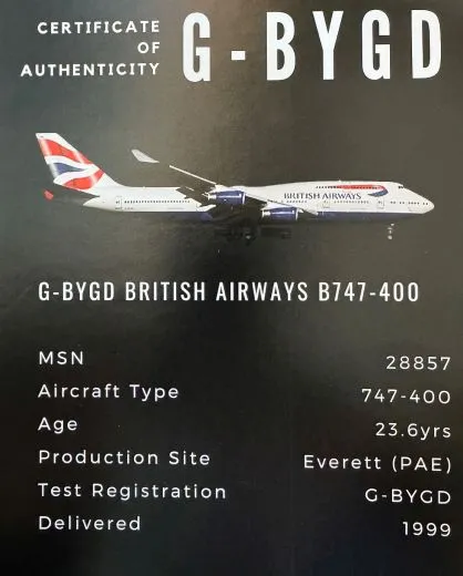 Rolls-Rocye Cutout B747