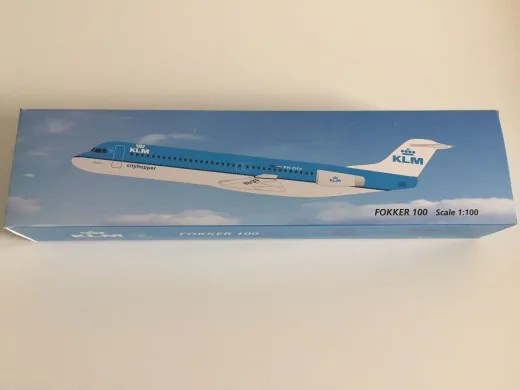 KLM Fokker 100 in 1:100