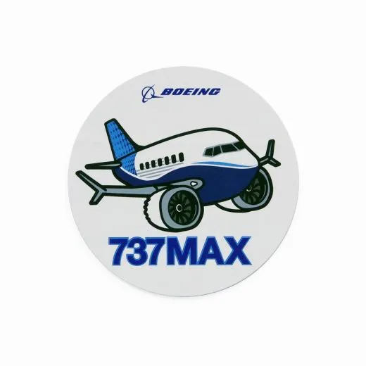 Pudgy 737 MAX Sticker